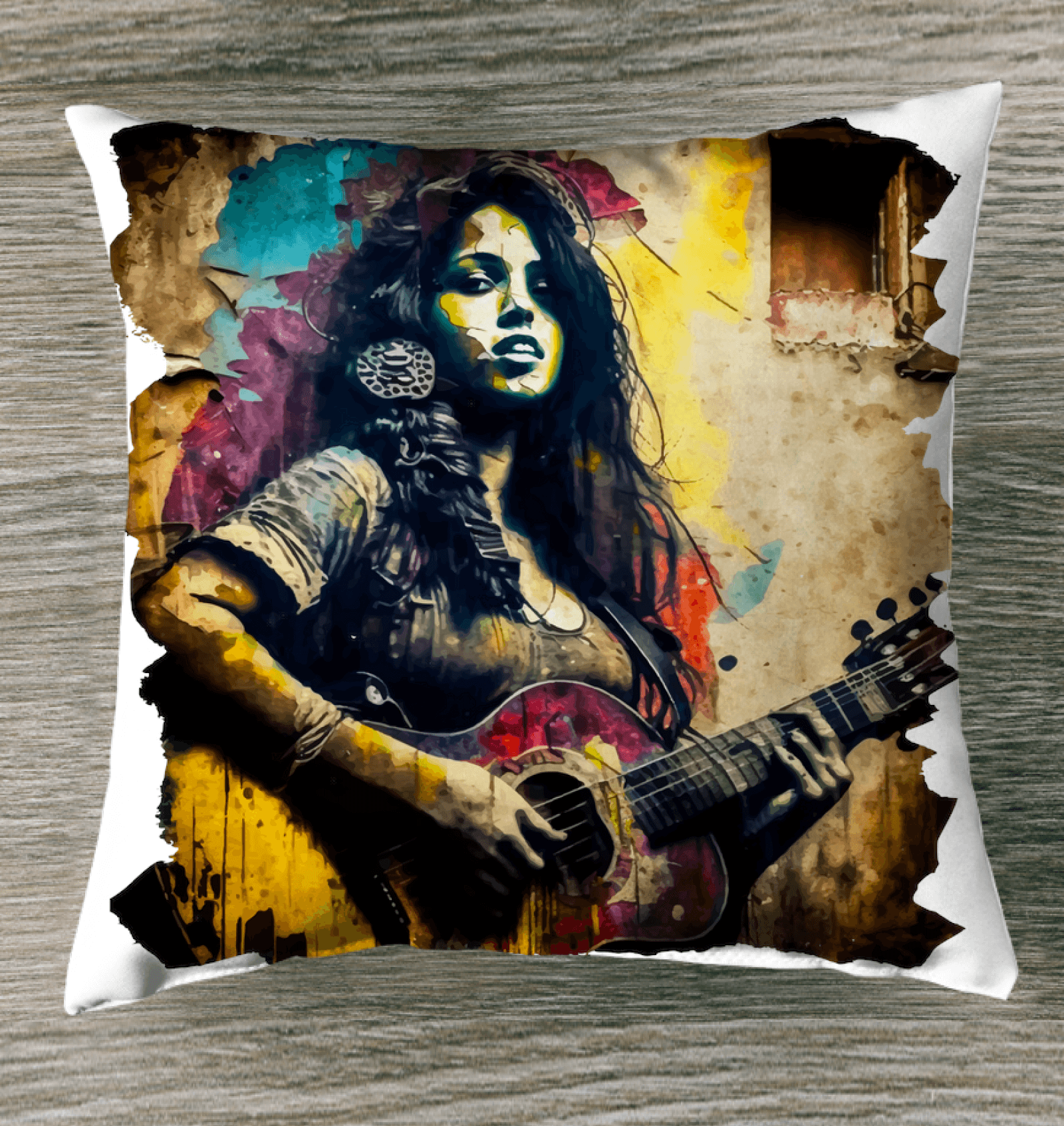 Her Talent Is Undeniable Outdoor Pillow - Beyond T-shirts