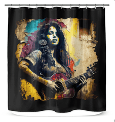 Her Talent Is Undeniable Shower Curtain - Beyond T-shirts