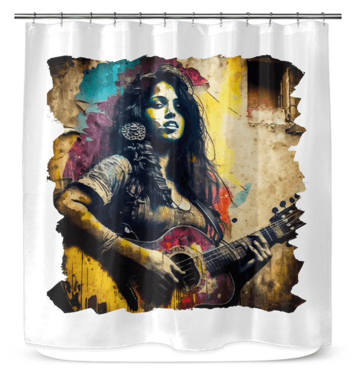 Her Talent Is Undeniable Shower Curtain - Beyond T-shirts