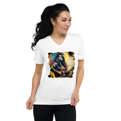 Her Talent Is Undeniable Unisex Short Sleeve V-Neck T-Shirt - Beyond T-shirts