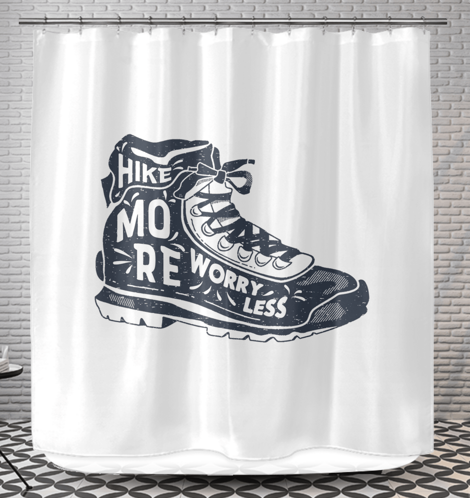 Hike More Shower Curtain - Beyond T-shirts