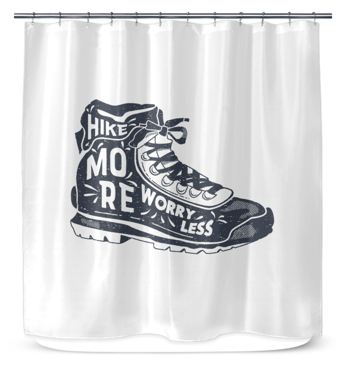 Hike More Shower Curtain - Beyond T-shirts