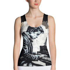 Hittin' The Notes Sublimation Cut & Sew Tank Top - Beyond T-shirts