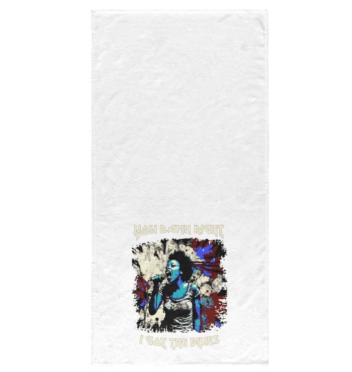 I Got The Blues Bath Towel - Beyond T-shirts