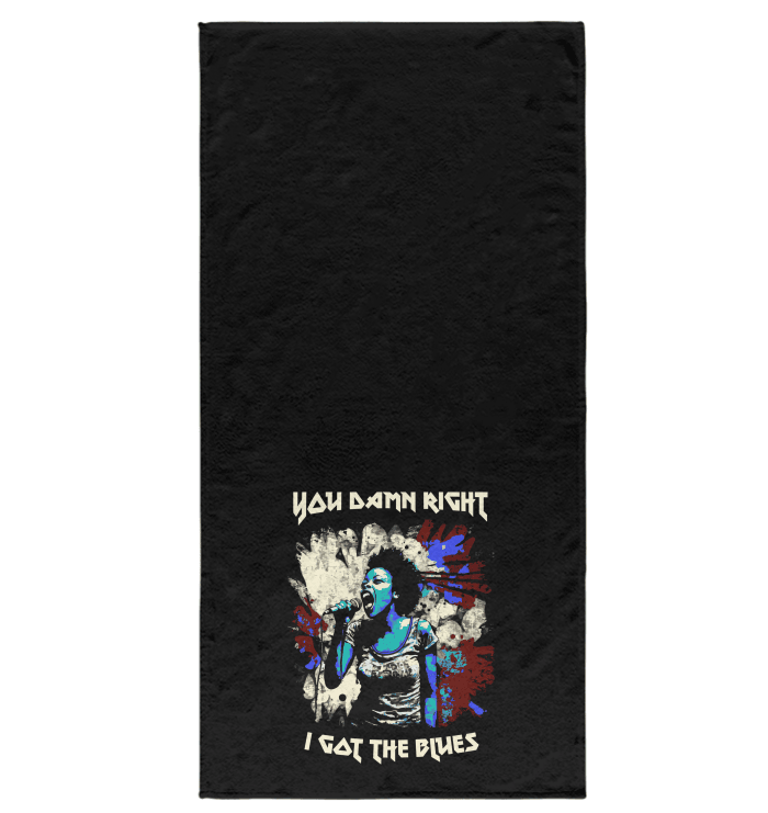 I Got The Blues Bath Towel - Beyond T-shirts