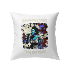 I Got The Blues Indoor Pillow - Beyond T-shirts