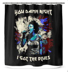 I Got The Blues Shower Curtain - Beyond T-shirts