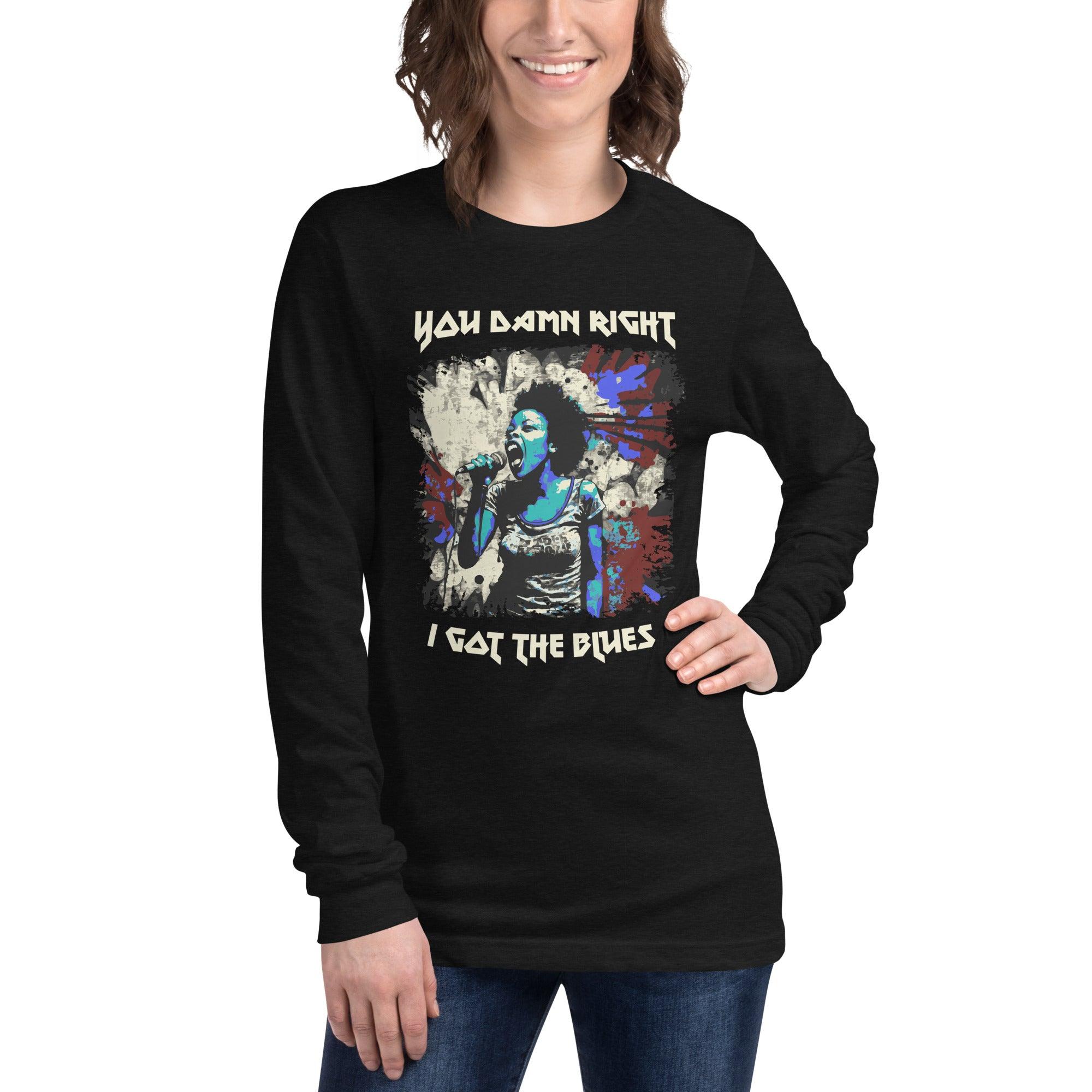 I Got The Blues Unisex Long Sleeve Tee - Beyond T-shirts