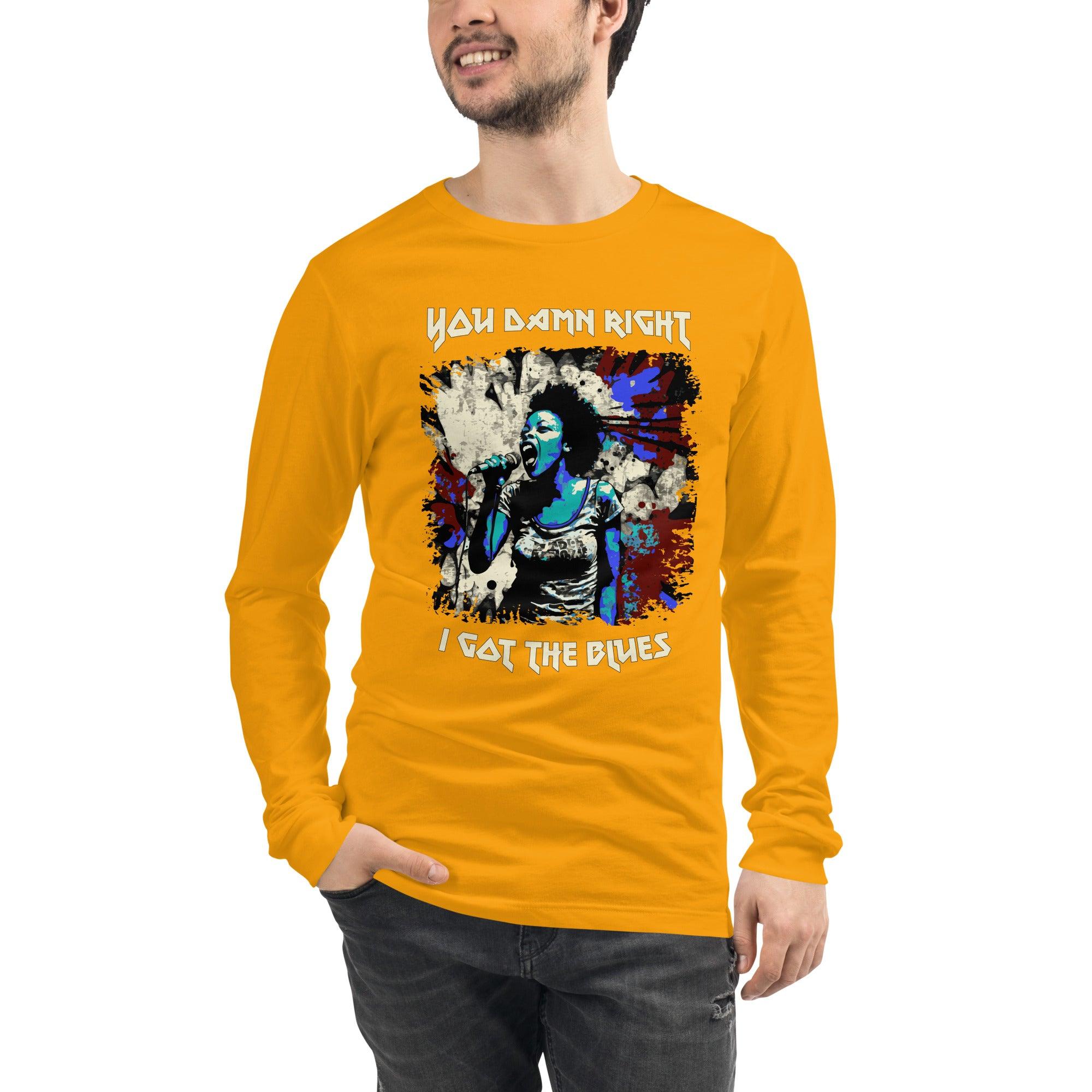 I Got The Blues Unisex Long Sleeve Tee - Beyond T-shirts