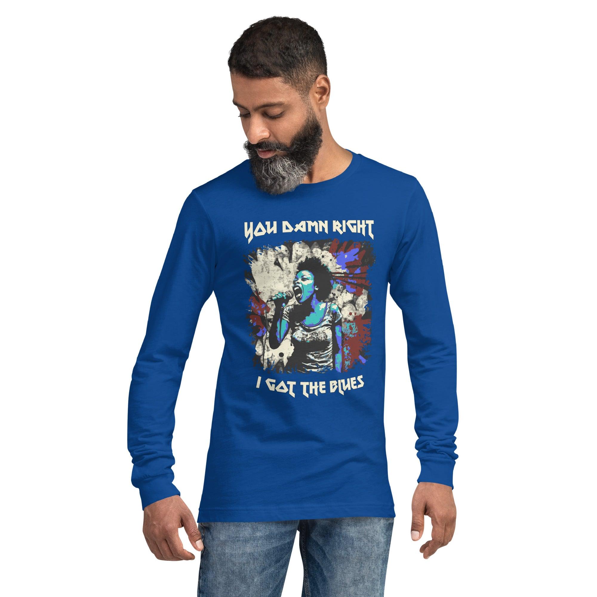 I Got The Blues Unisex Long Sleeve Tee - Beyond T-shirts