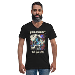 I Got The Blues Unisex Short Sleeve V-Neck T-Shirt - Beyond T-shirts