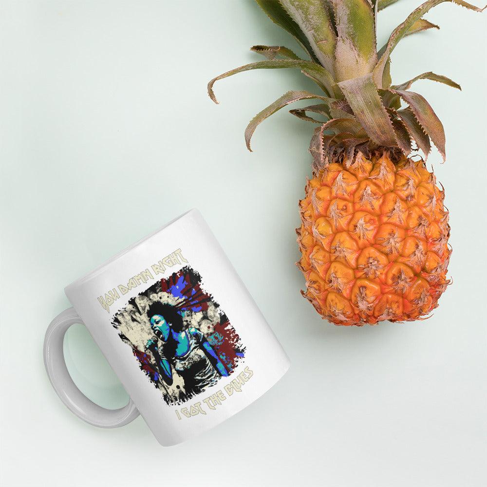 I Got The Blues White glossy mug - Beyond T-shirts