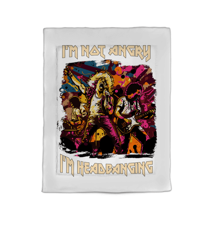 I'm Headbanging Comforter - Twin - Beyond T-shirts