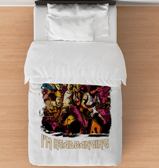 I'm Headbanging Duvet Cover - Beyond T-shirts