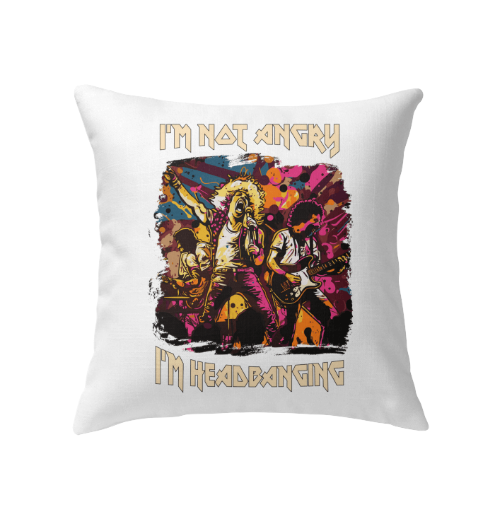 I'm Headbanging Indoor Pillow - Beyond T-shirts