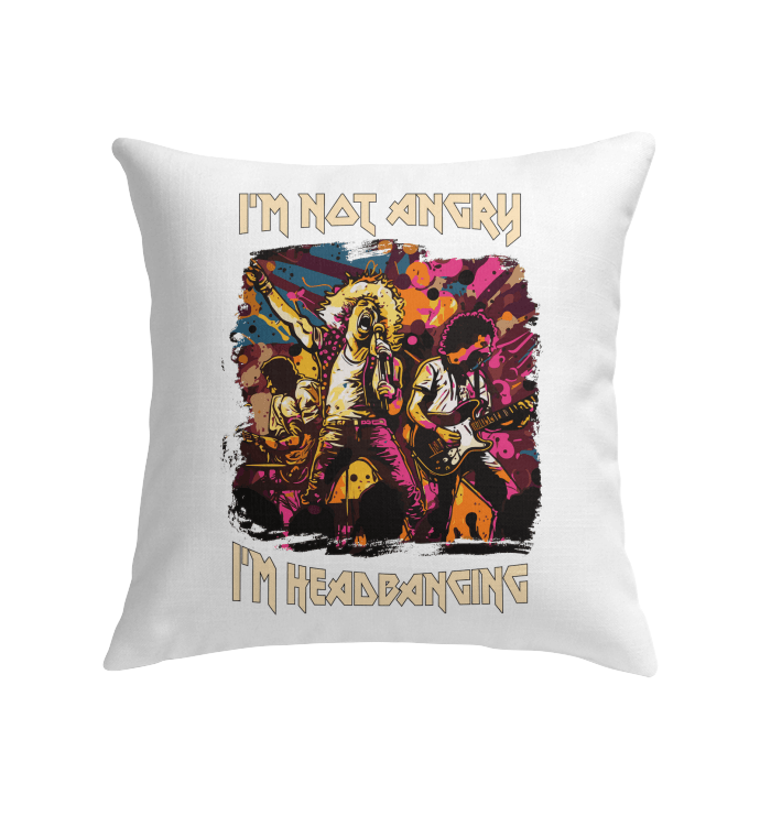 I'm Headbanging Indoor Pillow - Beyond T-shirts