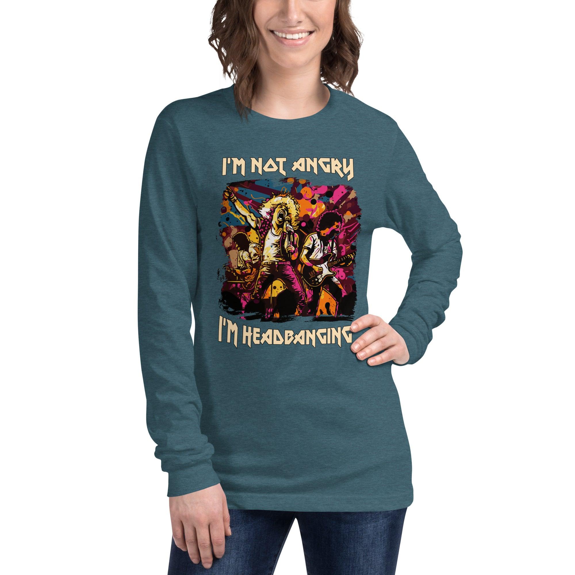 I'm Headbanging Unisex Long Sleeve Tee - Beyond T-shirts