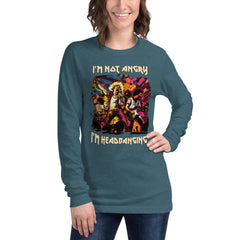 I'm Headbanging Unisex Long Sleeve Tee - Beyond T-shirts