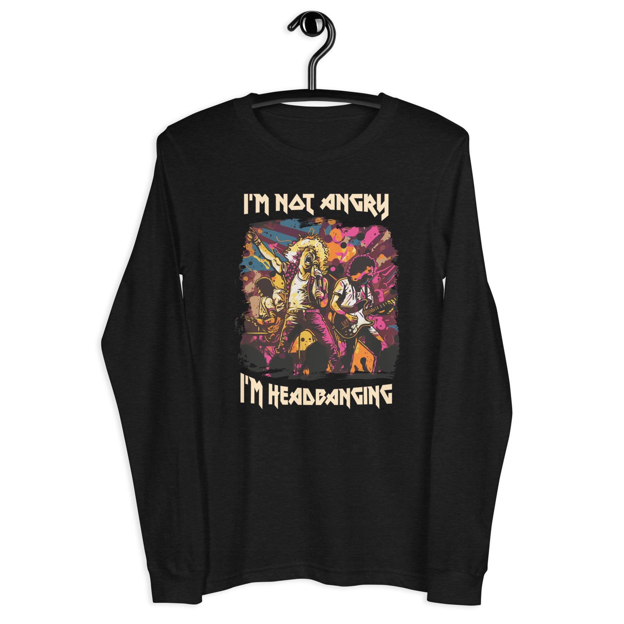 I'm Headbanging Unisex Long Sleeve Tee - Beyond T-shirts