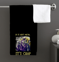 If It Ain't Metal It's Crap Bath Towel - Beyond T-shirts