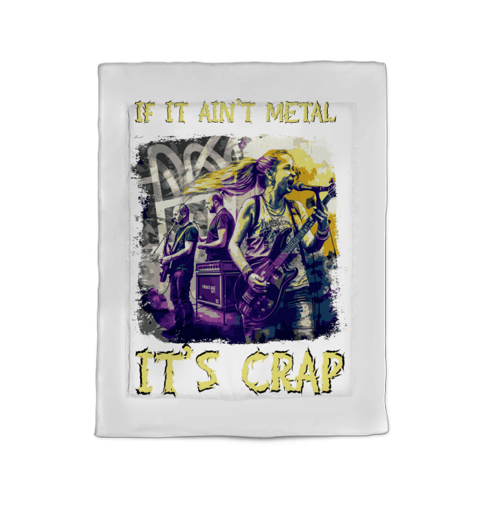 If It Ain't Metal, It's Crap Comforter - Twin - Beyond T-shirts