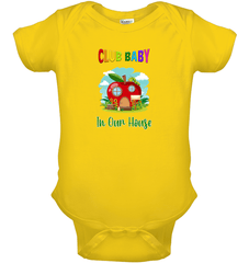 In Our House Baby Onesie | Club Baby - Beyond T-shirts