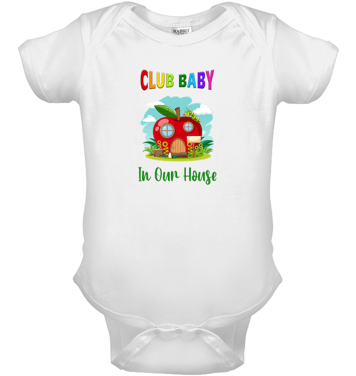 In Our House Baby Onesie | Club Baby - Beyond T-shirts