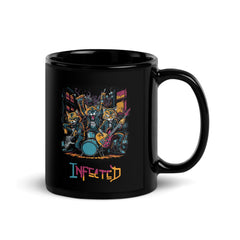 Infected Black Glossy Mug - Beyond T-shirts