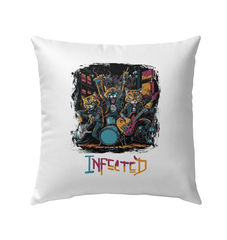 Infected Outdoor Pillow - Beyond T-shirts