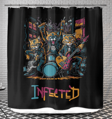 Infected Shower Curtain - Beyond T-shirts