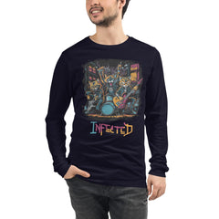 Infected Unisex Long Sleeve Tee - Beyond T-shirts
