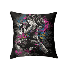 Decorative Indoor Pillow - Positive Vibes Design