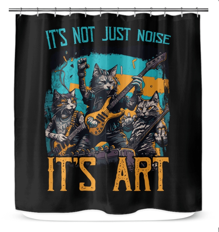 It's Art Shower Curtain - Beyond T-shirts