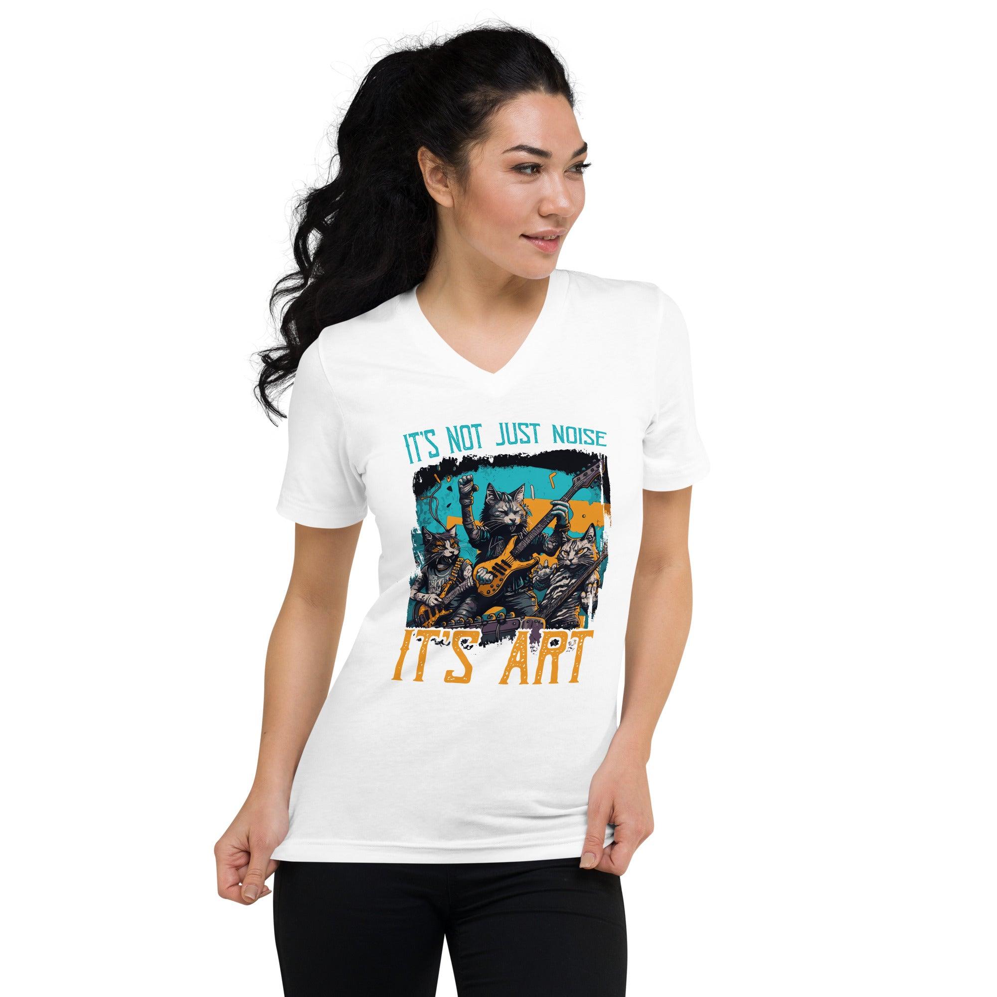 It's Art Unisex Short Sleeve V-Neck T-Shirt - Beyond T-shirts