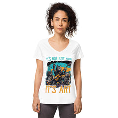 It's art women’s fitted v-neck t-shirt - Beyond T-shirts