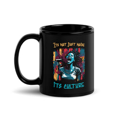 It's Culture Black Glossy Mug - Beyond T-shirts