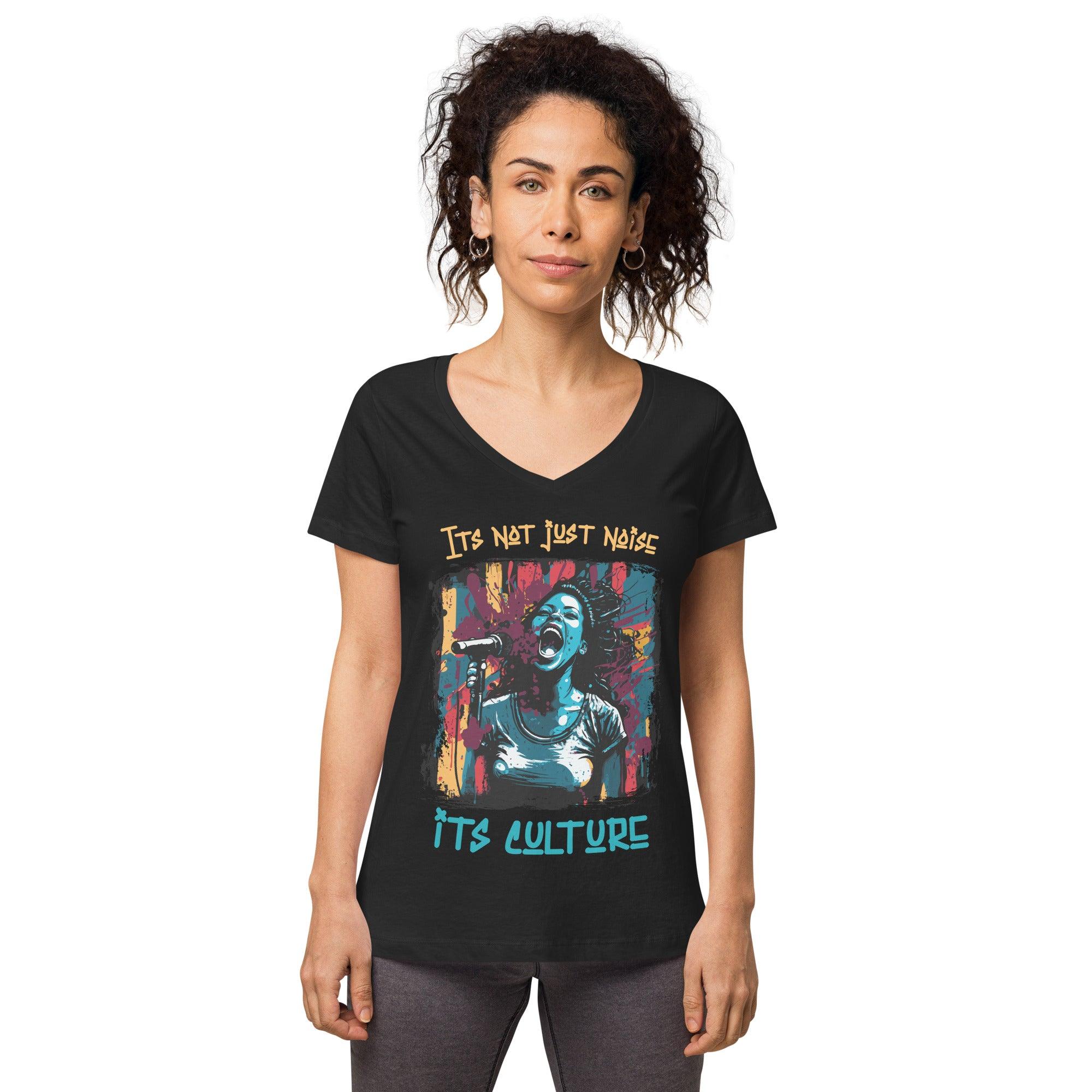 It's culture women’s fitted v-neck t-shirt - Beyond T-shirts