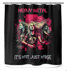 It's Not Just Noise Shower Curtain - Beyond T-shirts