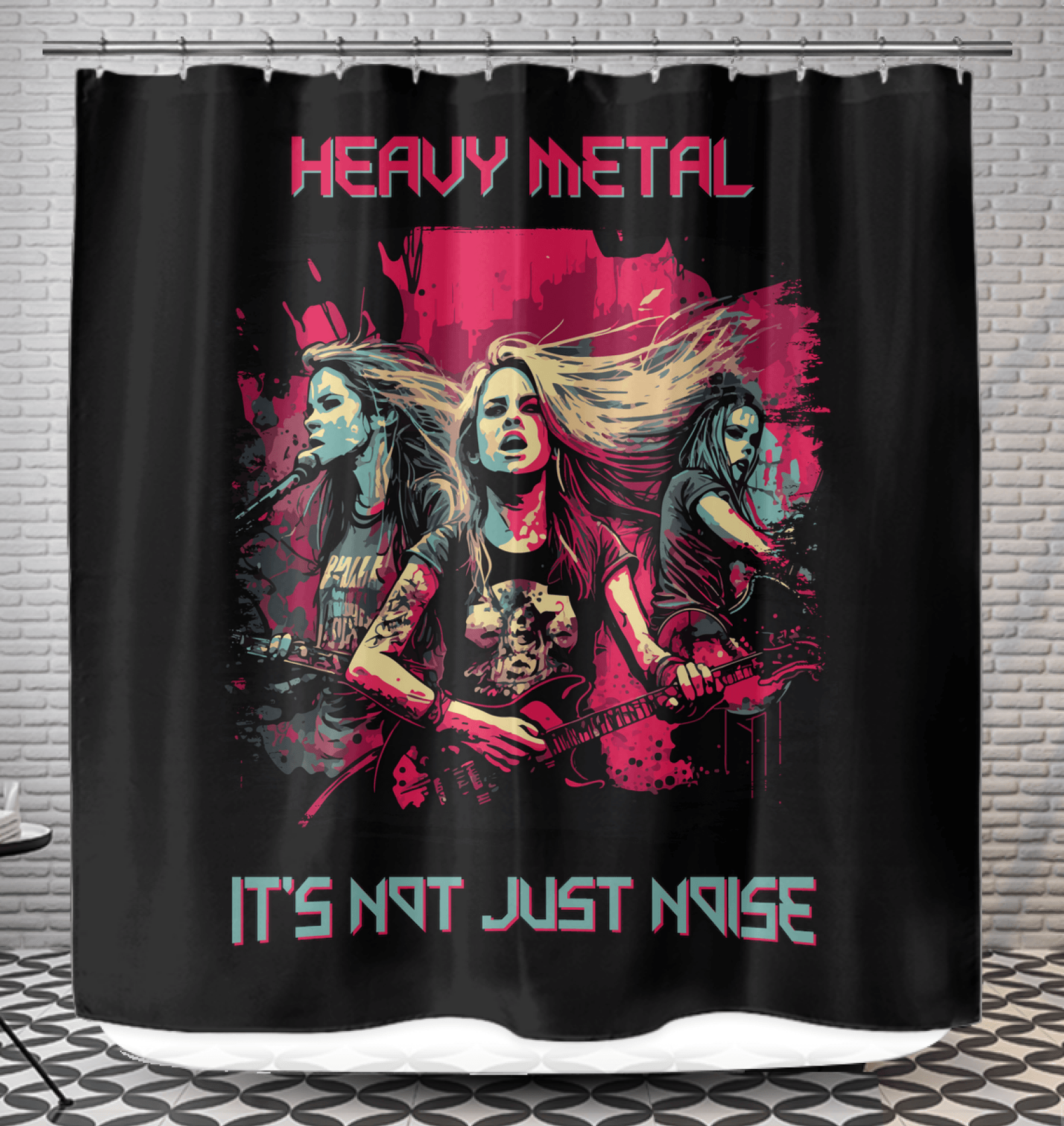 It's Not Just Noise Shower Curtain - Beyond T-shirts