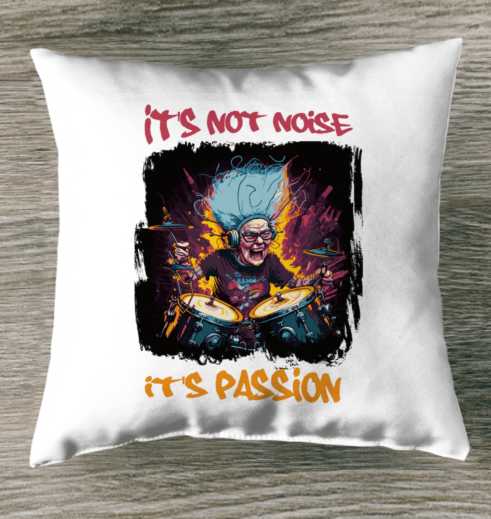 It's Passion Outdoor Pillow - Beyond T-shirts