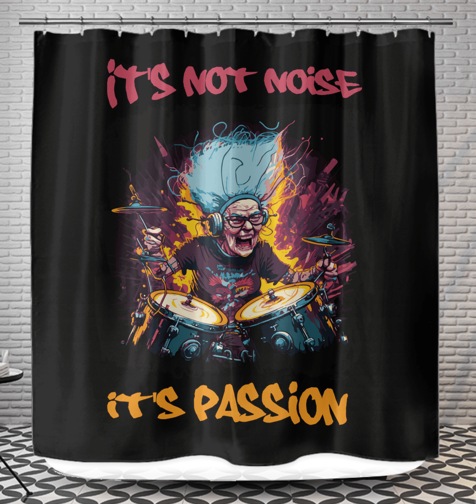 It's Passion Shower Curtain - Beyond T-shirts