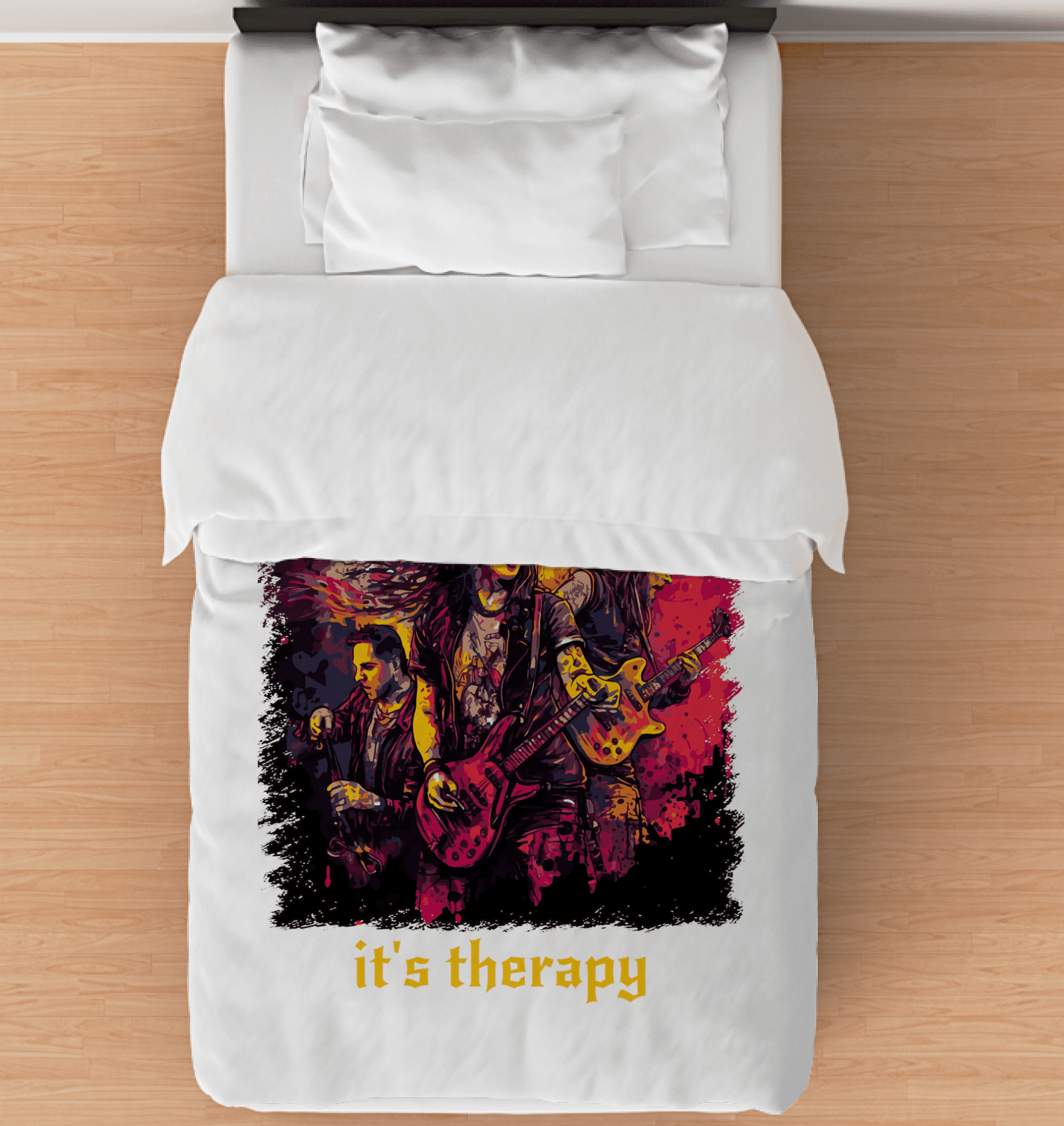 It's Therapy Comforter - Twin - Beyond T-shirts