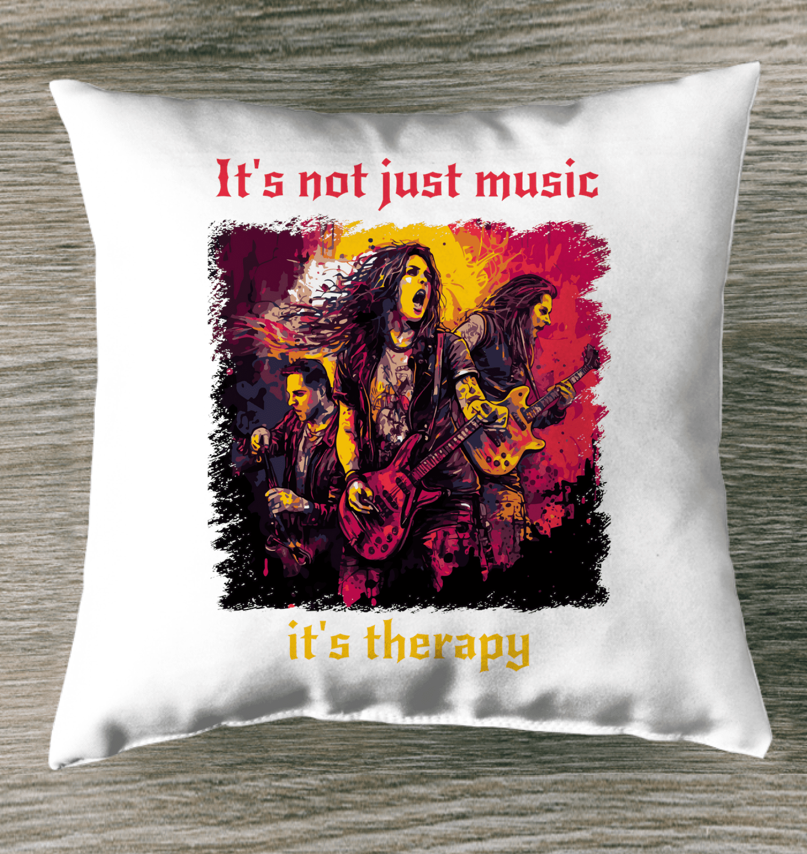 It's Therapy Indoor Pillow - Beyond T-shirts