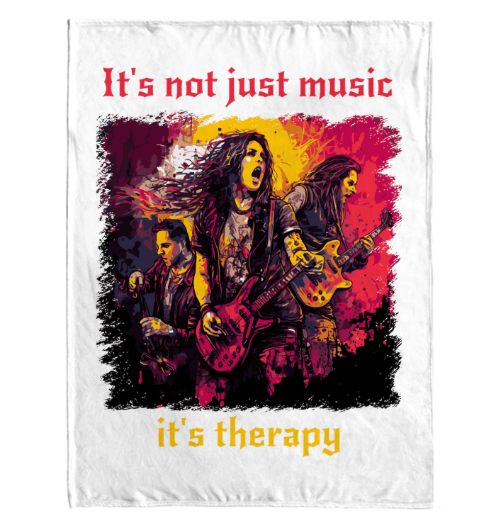 It's Therapy Sherpa Blanket - Beyond T-shirts