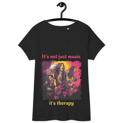 It's therapy women’s fitted v-neck t-shirt - Beyond T-shirts