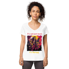 It's therapy women’s fitted v-neck t-shirt - Beyond T-shirts