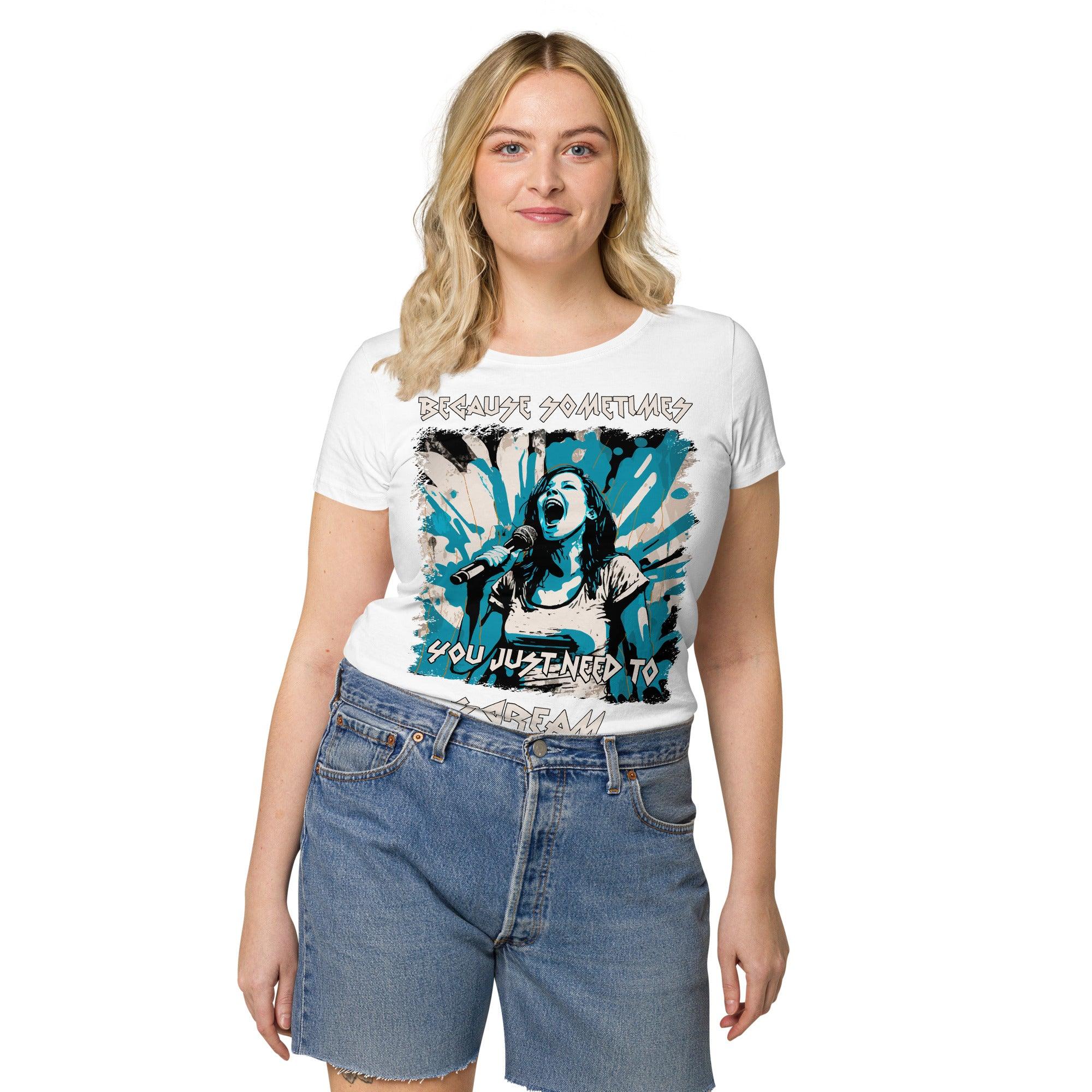 Just Need To Scream Women’s Basic Organic T-shirt - Beyond T-shirts