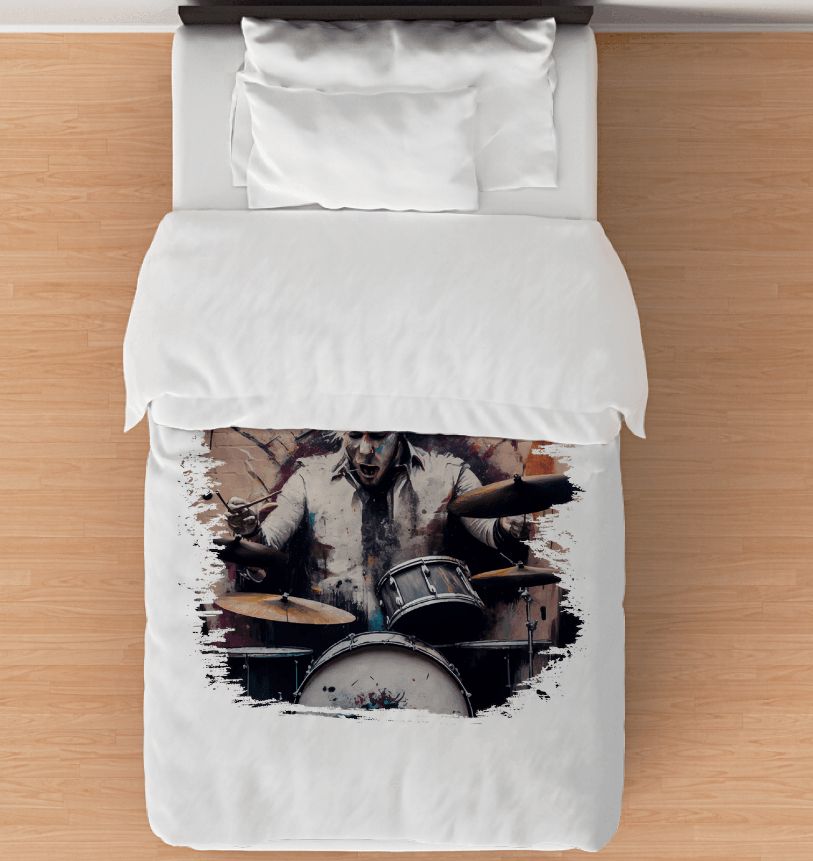 Keeping The Beat Tight Comforter - Twin - Beyond T-shirts