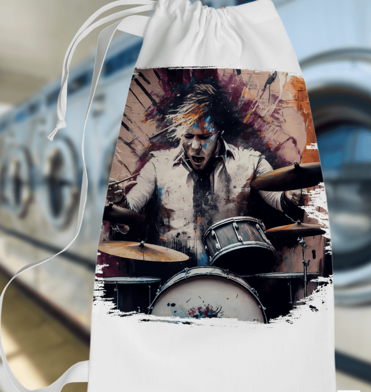 Keeping The Beat Tight Laundry Bag - Beyond T-shirts