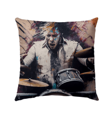 Keeping The Beat Tight Outdoor Pillow - Beyond T-shirts